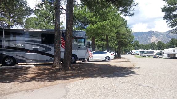 Mt. Elden behind our park